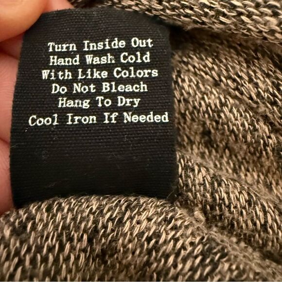 Perch By Blu Pepper Sweater Top Womens 2XL Brown Knit Elbow Patches Pullover - Picture 12 of 14